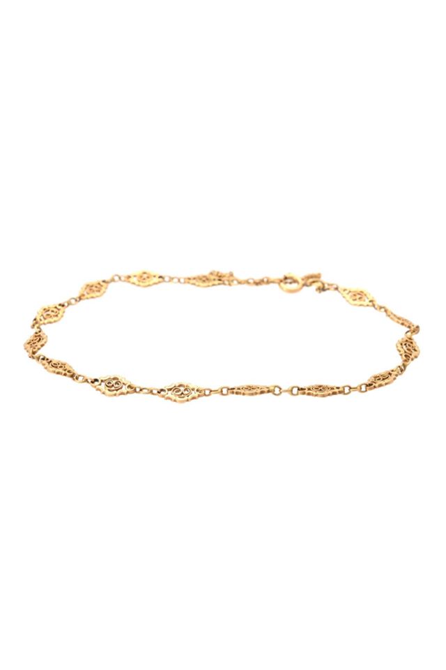 18k Gold Filigree Bracelet