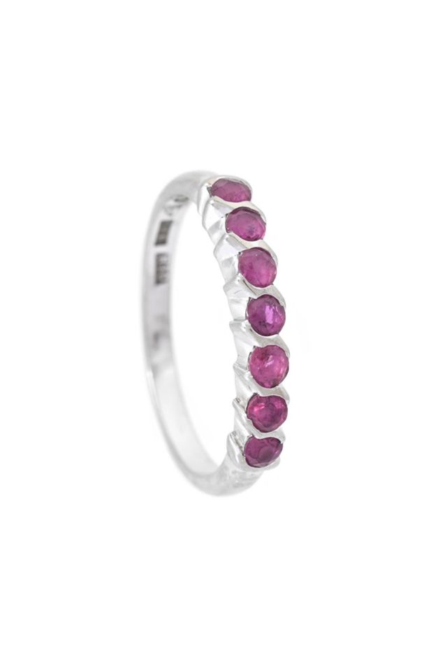 18k Gold Ruby Eternity Ring