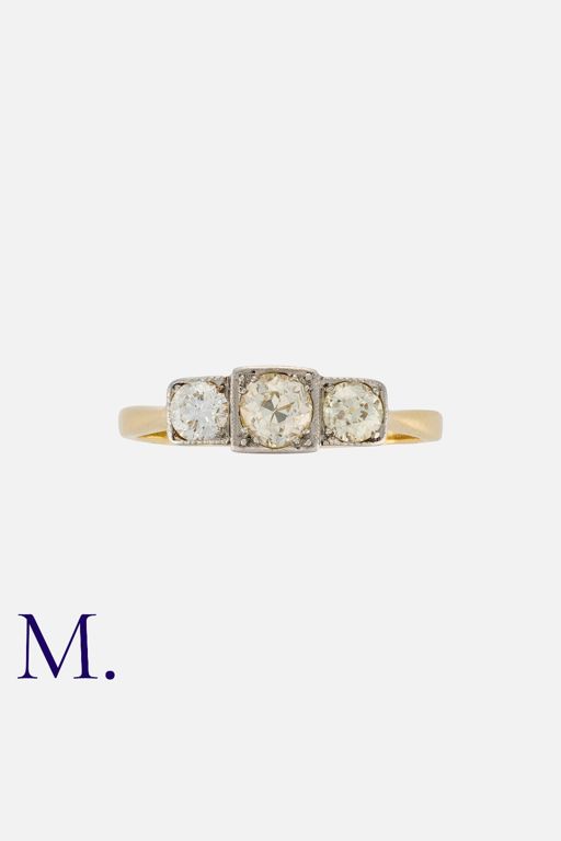 18k Yellow Gold Diamond Ring