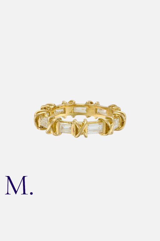 18k Yellow Gold Diamond Eternity Ring
