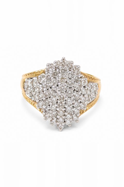 9k Gold Diamond Ring
