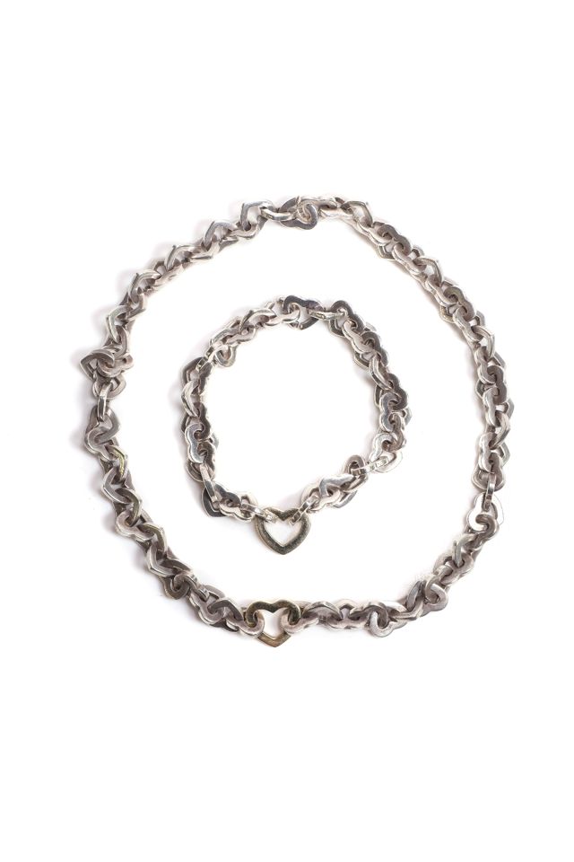 Sterling Silver and 18k Gold Jewelry Set
