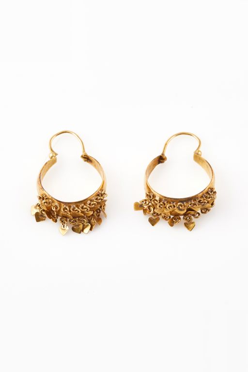 Pair of 18k Gold Earrings