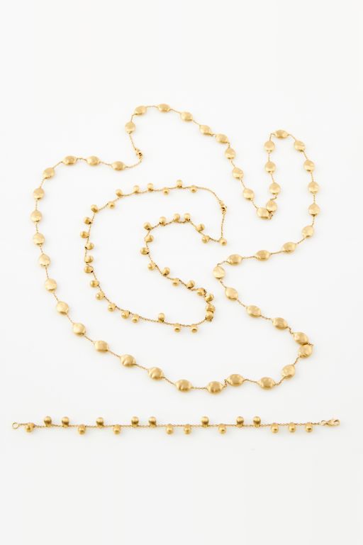 18k Gold Necklaces and Bracelet
