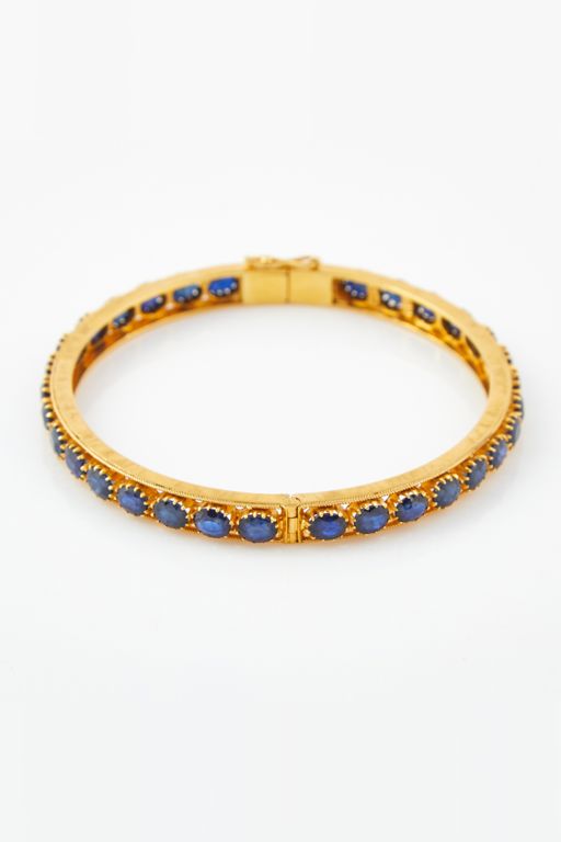 22k Gold Stone Bracelet