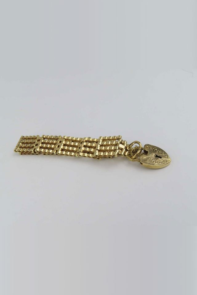 9k Yellow Gold Gate Bracelet