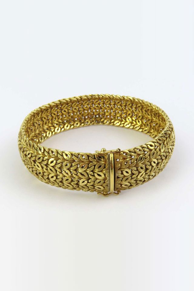 18k Yellow Gold Articulated Bracelet