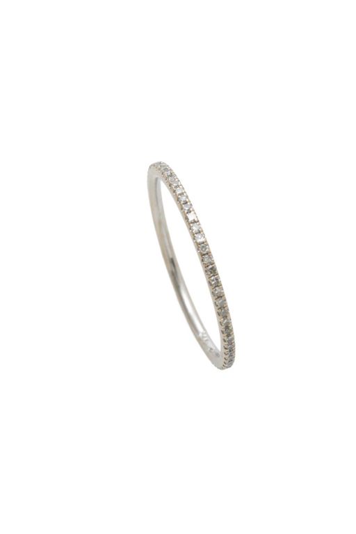 14k White Gold Diamond Eternity Ring