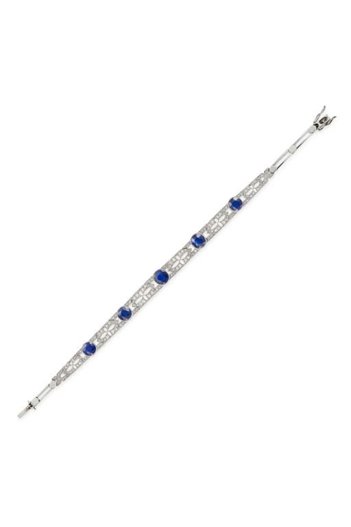 Sapphire and Diamond Bracelet