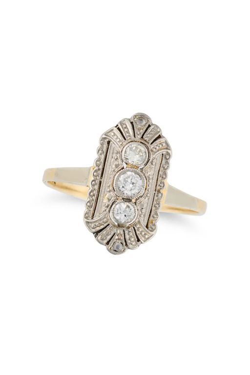 14k Gold Diamond Ring