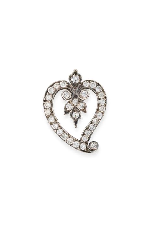 Diamond Brooch Pendant