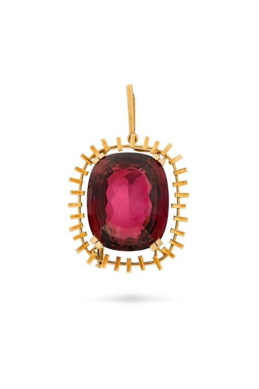 Tourmaline Pendant Brooch