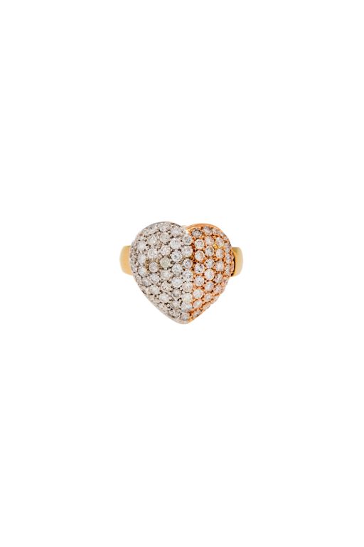 14k Gold Diamond Ring Pendant