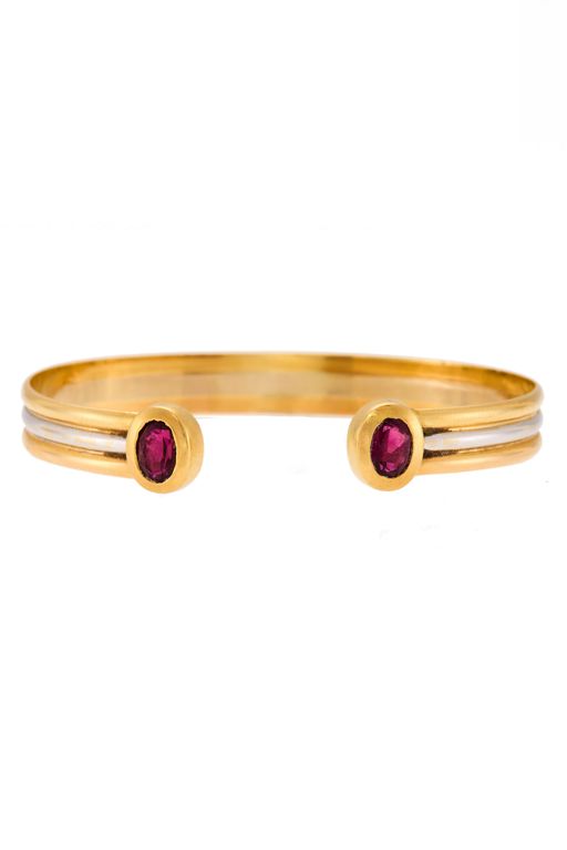 18k Gold Rubellite Bracelet