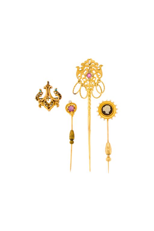 Gold Multi-Gem Jewelry Set