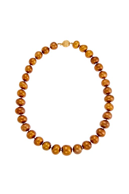 18k Gold Pearl Necklace