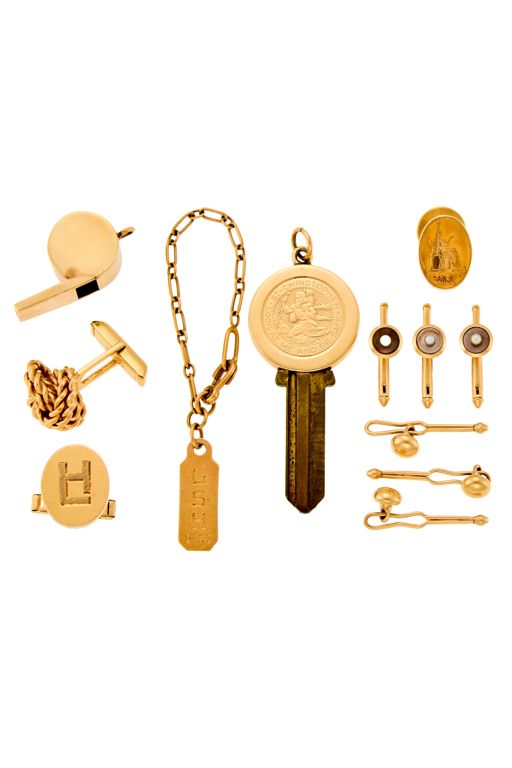14k Gold Pearl Jewelry Set