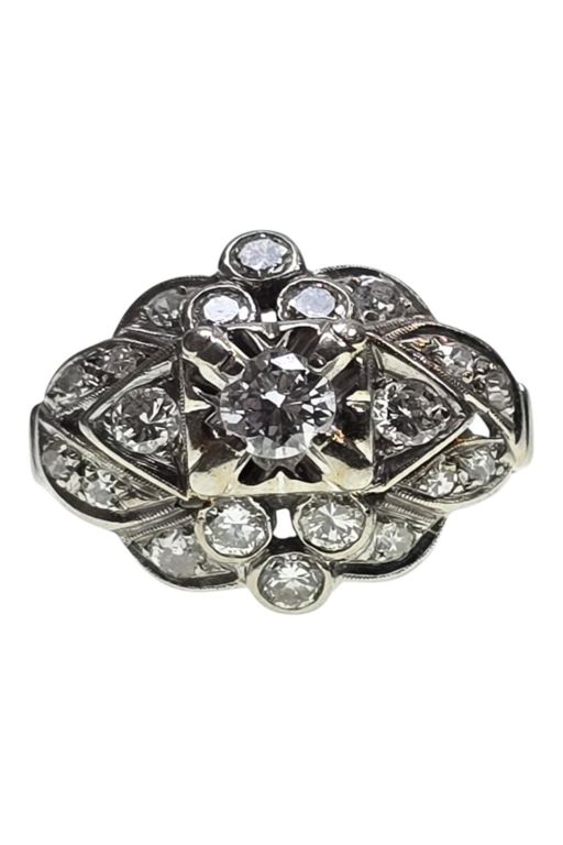 14k Gold Diamond Ring