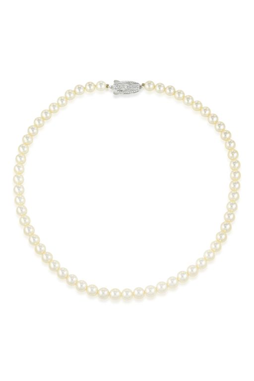 Sterling Silver Pearl Necklace