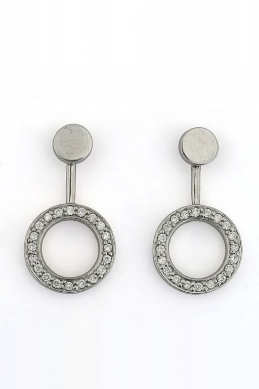 Pair of 18k Gold Diamond Earrings