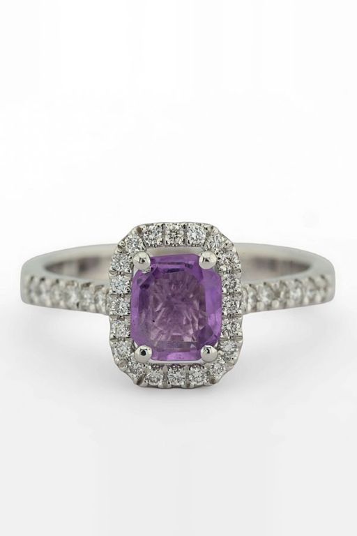 18k Gold Sapphire and Diamond Ring