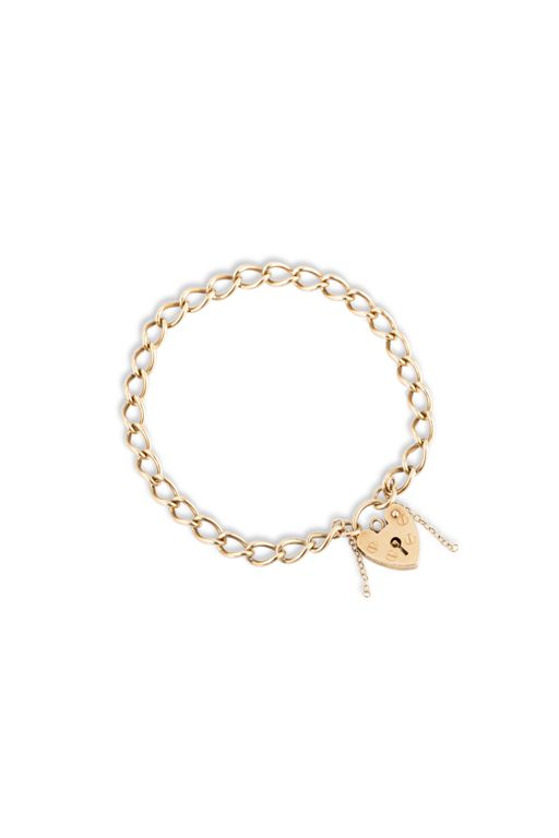 9k Yellow Gold Chain Bracelet