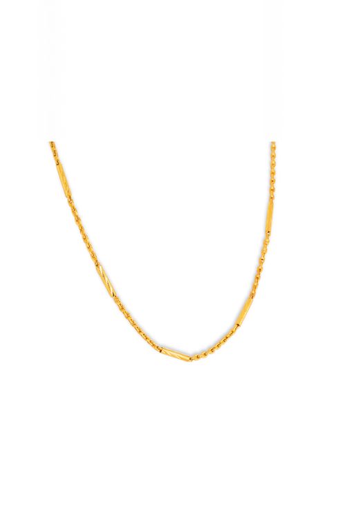 22-23k Yellow Gold Chain Necklace
