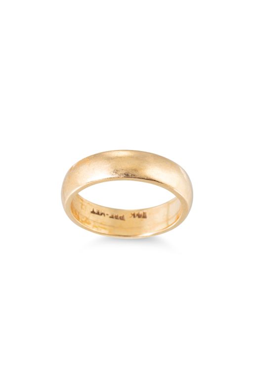 14k Yellow Gold Band Ring