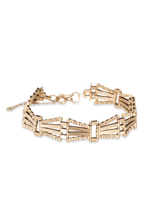 9k Yellow Gold Link Bracelet