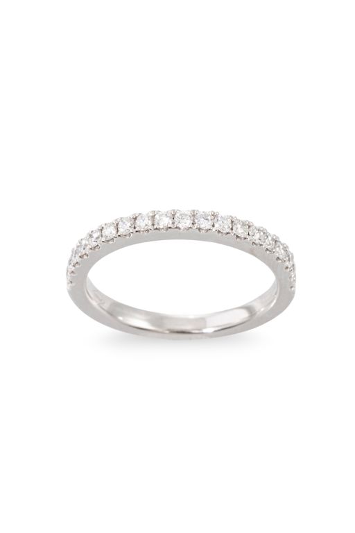 Platinum Diamond Half Eternity Ring