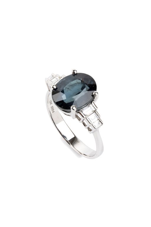 18k Gold Sapphire and Diamond Ring