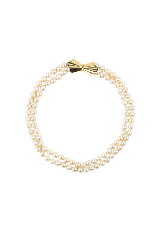18k Gold Pearl Necklace
