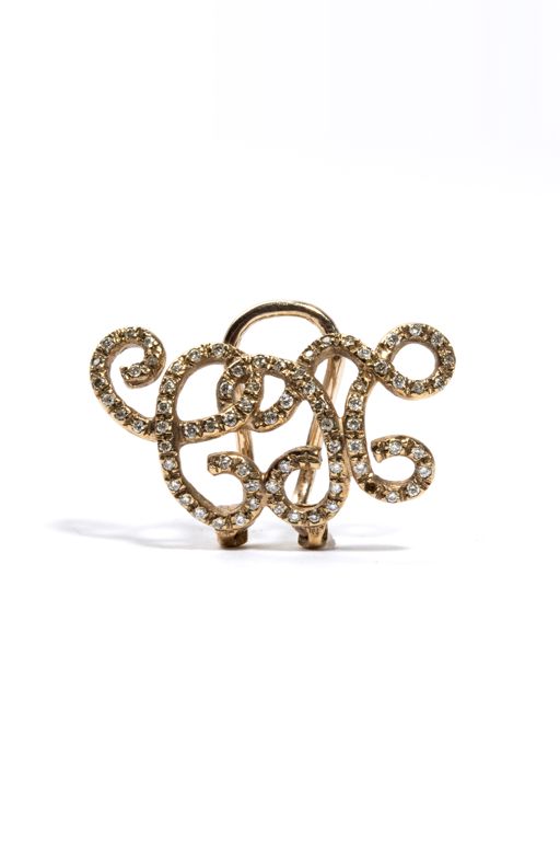 9k Gold Diamond Earring
