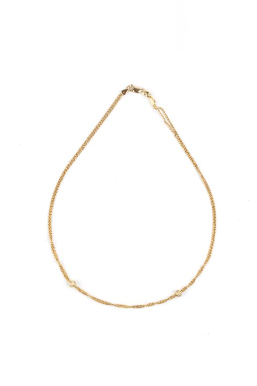 18k Gold Diamond Necklace