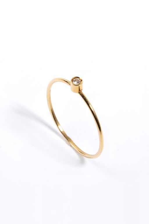 18k Gold Diamond Ring