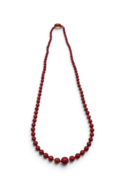 Gold Coral Necklace