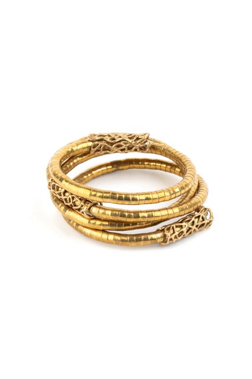 Gold-Colored Metal Bracelet