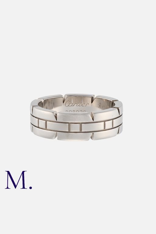 18k White Gold Band Ring