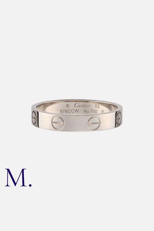 18k White Gold Ring