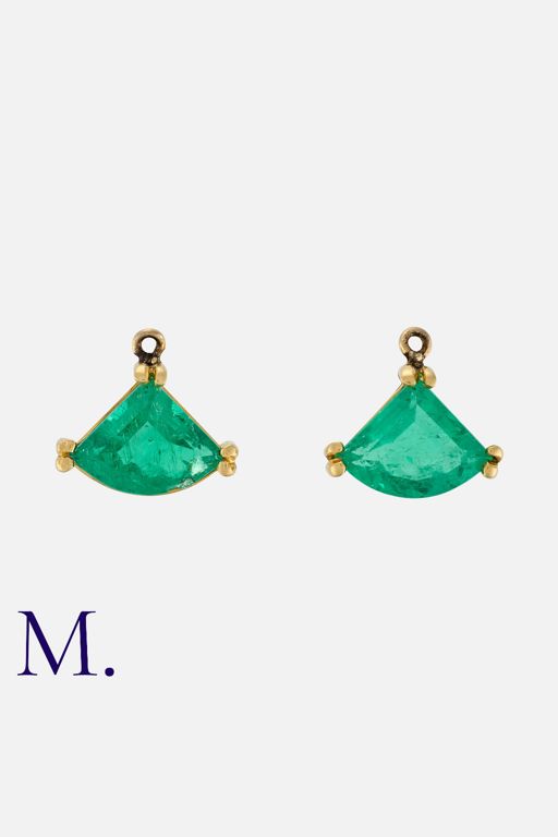18k Yellow Gold Emerald Mounts
