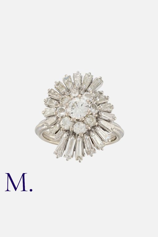 18k White Gold Diamond Ring