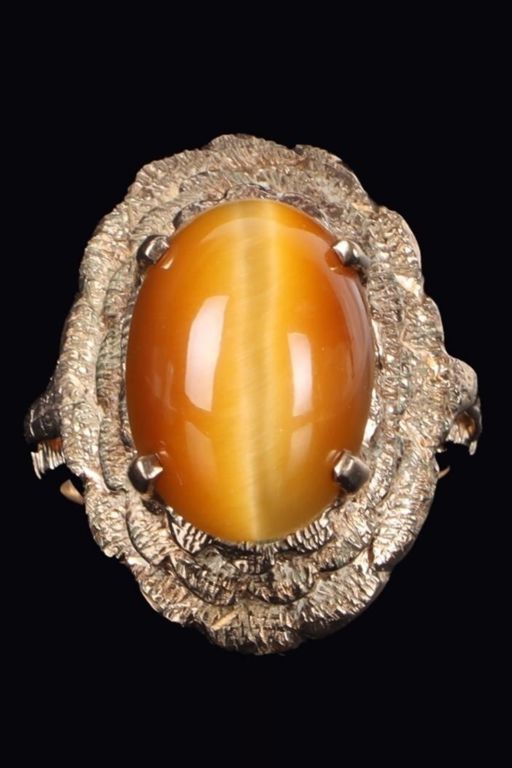 10k Gold Tiger Eye Ring