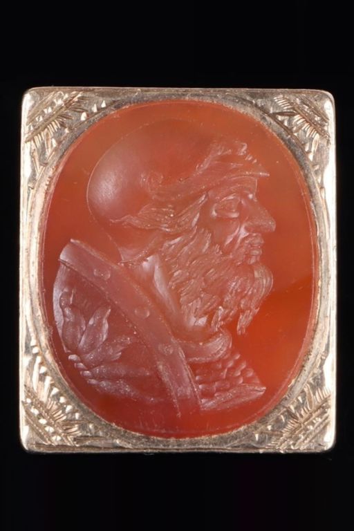 14k Gold Carnelian Ring