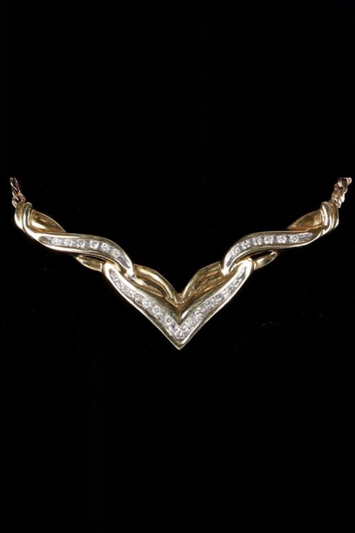 Gold Diamond Necklace