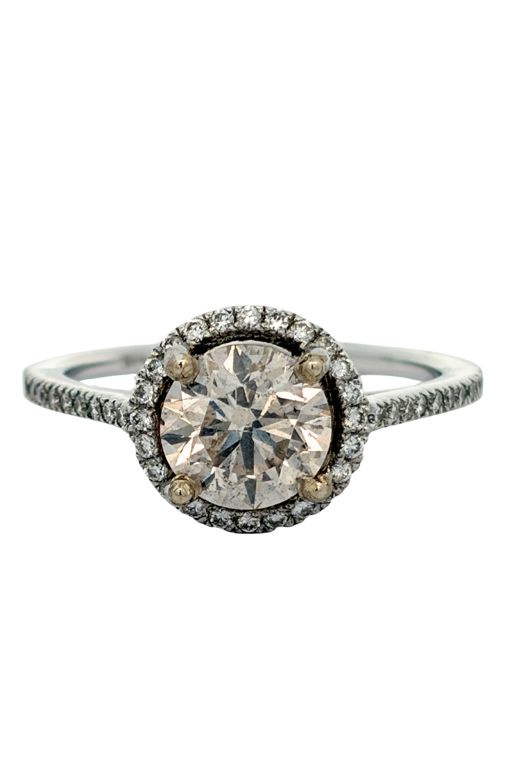 14k White Gold Diamond Ring
