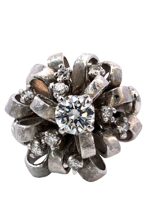 14k White Gold Diamond Ring
