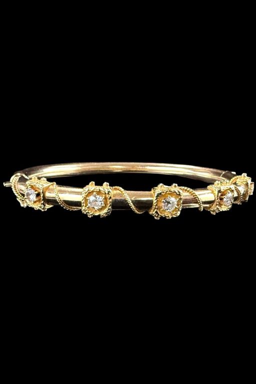 14k Gold Diamond Bracelet