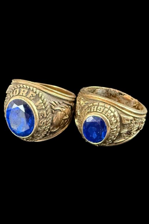 Two 10k Gold Rings