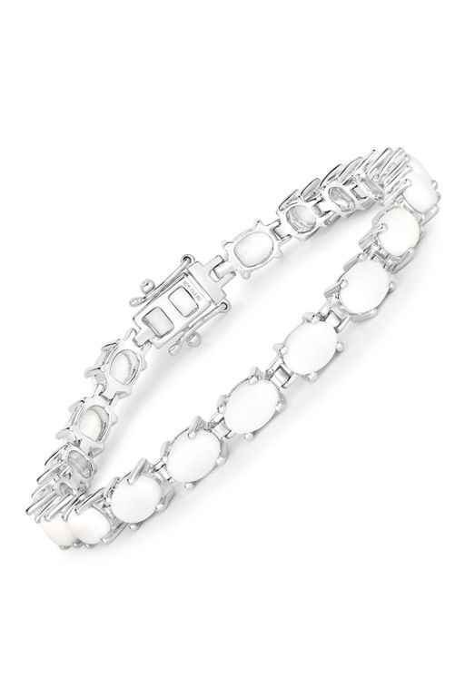 Sterling Silver Opal Bracelet