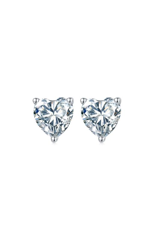 Sterling Silver Moissanite Earrings